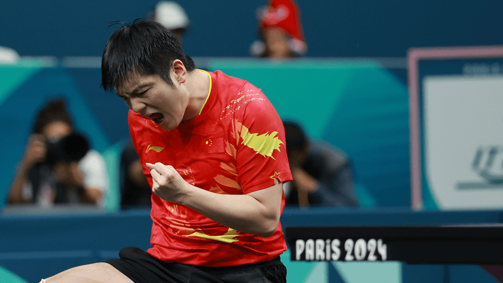 Fan Zhendong winning the semifinal against Felix Lebrun.png