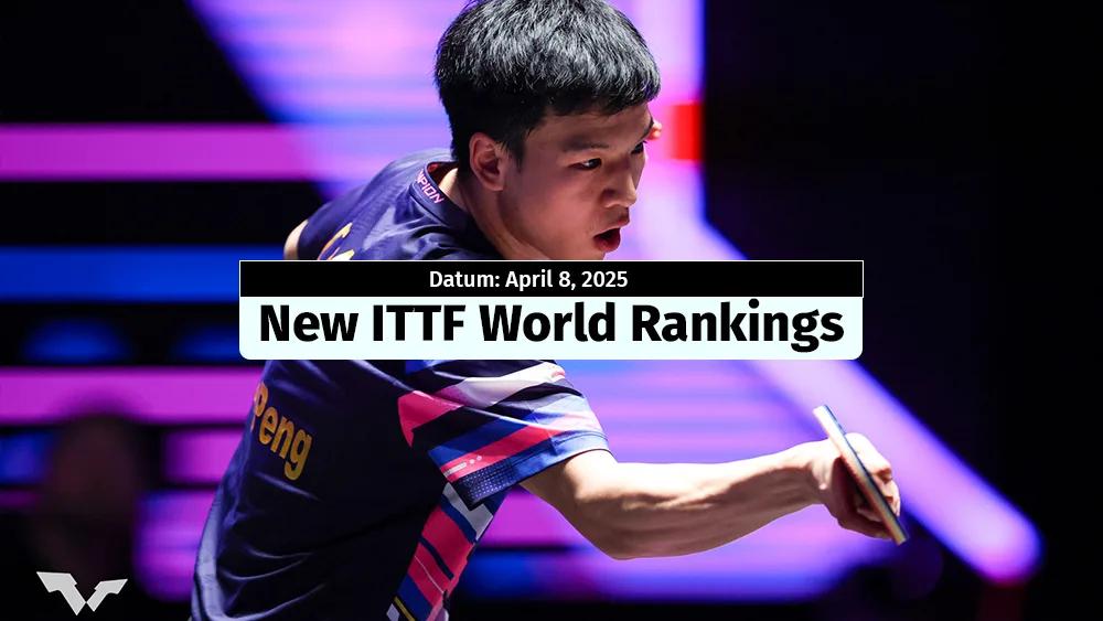 Xiang Peng New ITTF World Ranking
